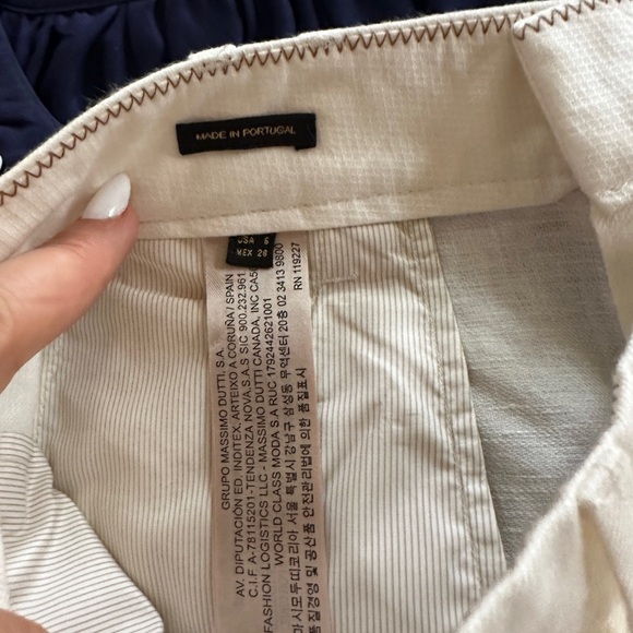 Massimo Dutti 100% Linen Tapered Trousers – Size USA 6 / EUR 38 - Picture 11 of 13